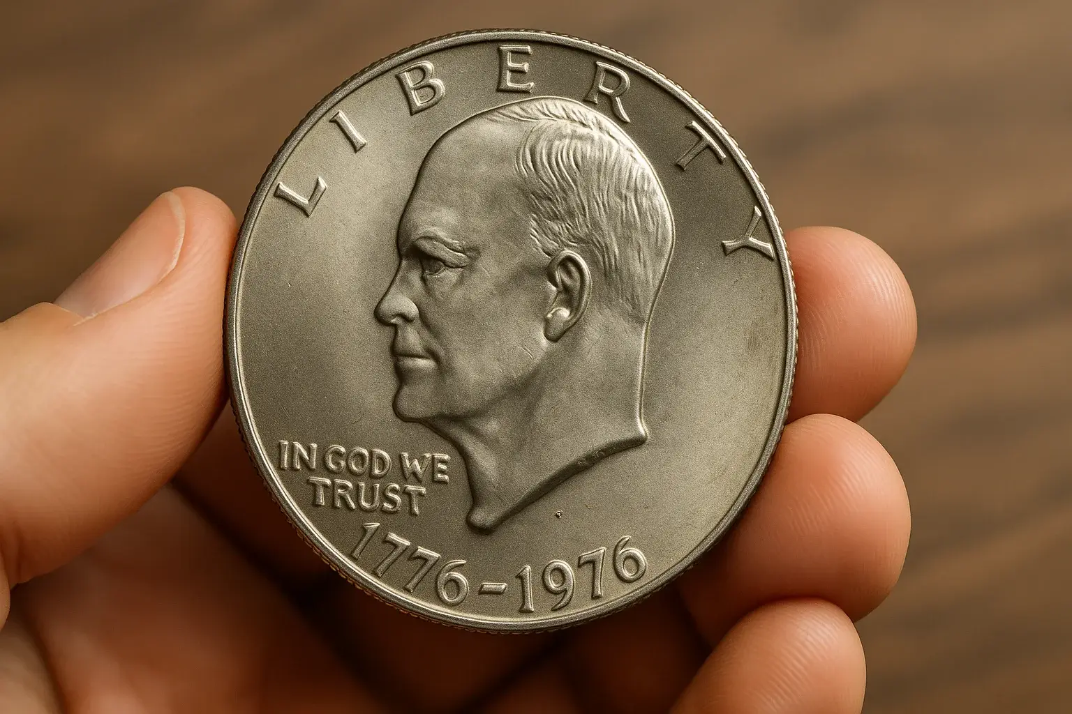 obverse of a Bicentennial dollar